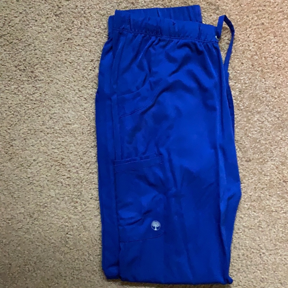 Navy Blue Scrub pants and shirt